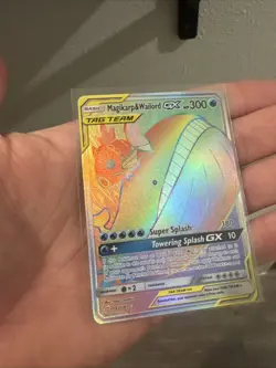 Magikarp & Wailord GX Holo Card 183/181 Secret Team Up Edition Near Mint NM - Image 1