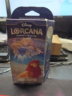 Disney Lorcana TCG Starter Deck Steel And Sapphire The first Chapter 60 Cards - Image 1