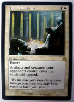 MTG: Ravnica Remastered - Blind Obedience - Retro Rare - #303 - NM - Image 1