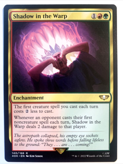 MTG Shadow in the Warp Warhammer 40,000 140/168 NM - Image 1