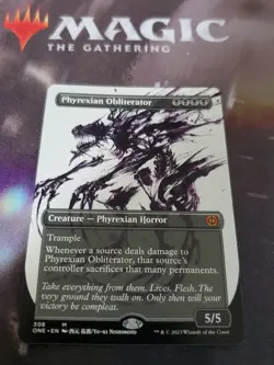 Mtg. Phyrexian Obliterator. Showcase. Phyrexia: All Will Be One. Pack Fresh - Image 1
