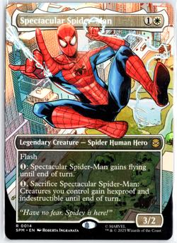 Marvel's Spider-Man Spectacular Spider-Man 14 Borderless Magic the Gathering - Image 1