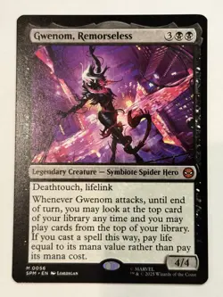 MTG: Spider Man, Gwenom, Remorseless Regular - Image 1