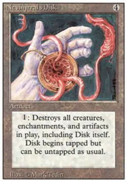 MTG Nevinyrral's Disk, Revised Edition, Damaged, English - Image 1