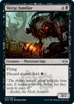 Skirge Familiar - Foil Light Play, English Magic the Gathering MTG Modern Horizo - Image 1