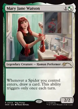 🧙Mary Jane Watson P 0004 PROMO PRM Spider-Man MTG - Image 1