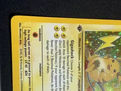 Pokemon TCG Raichu Holo Card 14/62 Fossil Set 1st Edition Rare Vintage LP - Image 3