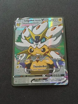 PIKACHU POKEMON SOLGALEO COSPLAY CARTE CARD NEW HOLO PRISM COLLECTION BRILLANTE - Image 3
