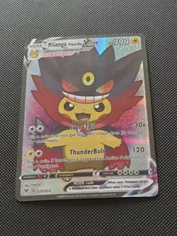 PIKACHU POKEMON GENGA COSPLAY CARTE CARD NEW HOLO PRISM COLLECTION BRILLANTE - Image 3