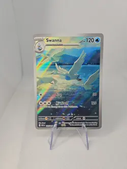 Swanna Illustration Rare Black Bolt White Flare 110/086 Near Mint Pokemon TCG - Image 1
