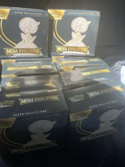 Pokemon Mega Evolution ETB Lot of 10 Sealed Boxes - Image 1