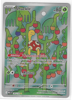 Shuckle 136/132 - ME01: Mega Evolution Pokemon Illustration Rare Holo NM - Image 1