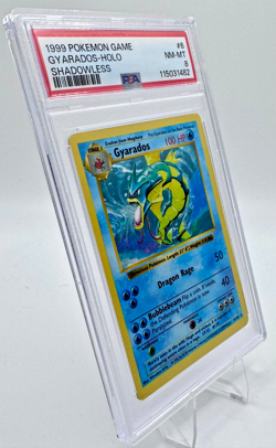Gyarados Base Set Shadowless 6/102 Holo PSA Pokemon Cert #115031482 Fresh Grade - Image 3