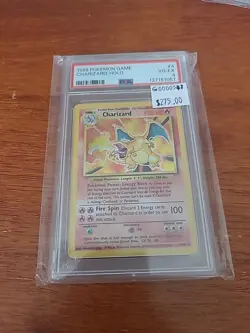 1999 Pokemon Game Charizard Holo #4 PSA 4 VG EX G0000541 - Image 1
