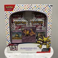 151 Scarlet & Violet Alakazam ex Collection Box Pokemon TCG **SEALED/NEW** - Image 1