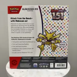 151 Scarlet & Violet Alakazam ex Collection Box Pokemon TCG **SEALED/NEW** - Image 2