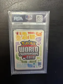 2010 Pokemon Promo World Champ - Happy Luck Gyarados Stormfront PSA 9 - Image 2