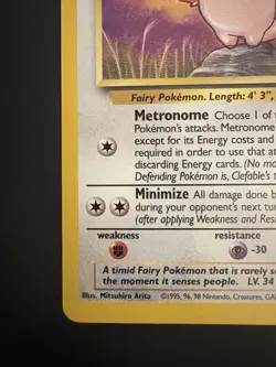 Vintage Pokemon Clefable Jungle Non-holo Rare nm - Image 5