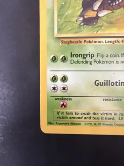 Pokemon Vintage Non Holo Rare Pinsir Jungle Set 25/64 WotC 1999 - Image 5