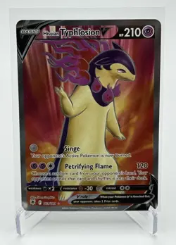 Pokemon TCG Hisuian Typhlosion V 169/189 Astral Radiance Full Art Holo, NM - Image 1