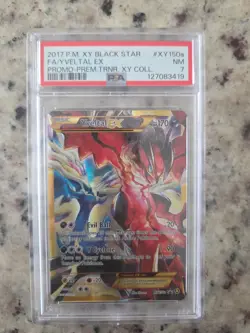 Pokemon TCG Yveltal EX #XY150a PSA 7 NM XY Black Star - Image 1