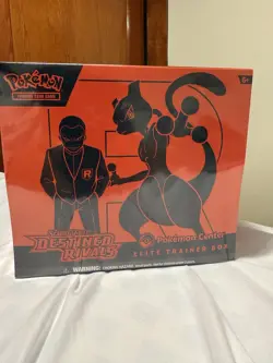Pokemon Destined Rivals ETB Elite Trainer Box Pokemon Center Exclusive Sealed - Image 1