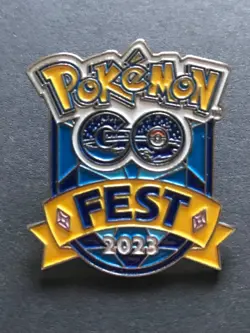 Pokemon GO Fest 2023 Official London Metal Pin Badge Enamel - Image 1