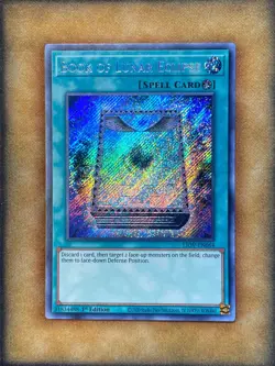 Yugioh Book of Lunar Eclipse LIOV-EN064 Secret Rare 1st Ed NM - Image 1