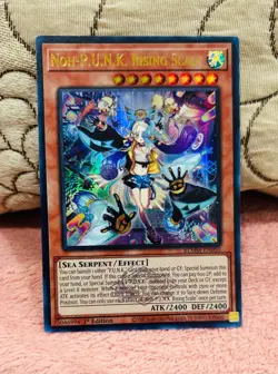 Yu-Gi-Oh! Noh-P.U.N.K. Rising Scale BLMM-EN050 1st Edition Ultra Rare Near Mint - Image 1