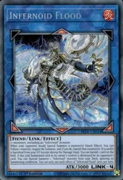 x1 Infernoid Flood - BLTR-EN014 - Secret Rare - 1st Edition Yu-Gi-Oh! M/NM - Image 1