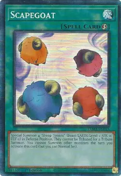 Scapegoat (CR) - Tactical Masters TAMA-EN043 - Yu-Gi-Oh! - LP - 1st Edition FOIL - Image 1