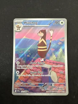 Watchdog Illustration Rare Card 153/086 Sv: White Flare Near Mint Pokemon TCG - Image 1