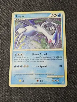 Pokemon TCG Lugia Holo Rare Card 15/95 2011 Call of Legends MP Pokemon - Image 1