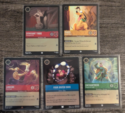 Disney Lorcana Fabled 5-Card Holo Bundle - Image 1