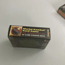 1992 Mortal Kombat Kard Game 60 Card Red Border Starter Deck New Sealed Vintage - Image 5