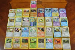 Pokemon Trading Card Game TCG 33 Card Lot Value $4.00-7.00 HOLO Promo REVERSE - Image 1