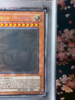 [PSA 9] Rainbow Dragon GHOST RARE TAEV-EN006 Yugioh Tactical Evolution Card - Image 4