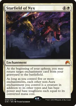 Starfield of Nyx Magic Origins HEAVILY PLD White Mythic Rare MAGIC CARD ABUGames - Image 1