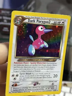 Dark Porygon2 8/105 Neo Destiny 2000 SWIRL Holo Rare WOTC Pokemon Card TCG - Image 5