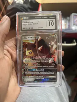 CGC gem mint 10 Mawile GX 141/236 Unified Minds Pokemon Card - Image 1