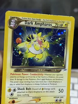 Dark Ampharos 1/105 Neo Destiny 2000 Holo Rare WOTC Pokemon Card TCG - Image 5