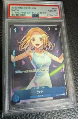 PSA10 One Piece Card Kaya Standard Battle Winner Promo OP03-044 2023 DDP - Image 1