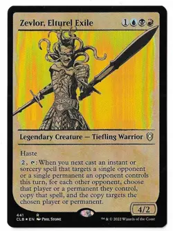MTG Zevlor, Elturel Exile Showcase FOIL Battle for Baldur's Gate (CLB) Rare #441 - Image 3
