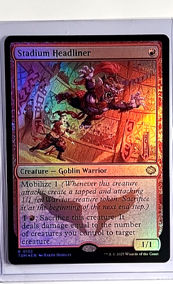 2025 MTG Magic The Gathering TDM Tarkir Dragonstorm Foil #122 Stadium Headliner - Image 1