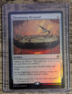 MTG: Thrumming Hivepool (Edge of Eternities)(FOIL RARE) - Image 1