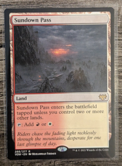 MTG: Sundown Pass (Innistrad: Crimson Vow)(RARE) - Image 1