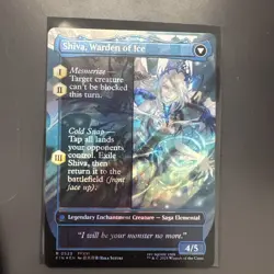 MTG English Jill, Shiva's Dominant (Borderless) (Surge Foil) NM Foil - Image 2