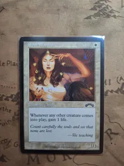 Vintage Soul Warden Exodus Magic The Gathering MTG LP/NM Cheap Free Shipping - Image 1
