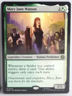 Mary Jane Watson [New, Near Mint] Rare {Spider-man MTG} - Image 1