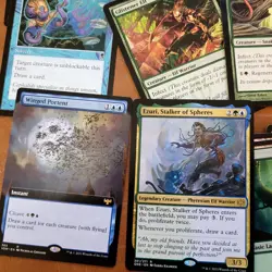 Magic Whole COMMANDER Deck MTG - Toxic Poison infects Proliferate Green Blue Fun - Image 1